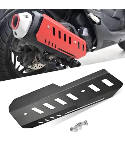 Amazon | チタン調マフラーカバーセット PCX125(JK05) PCX160(KF47) 用